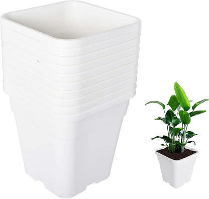 10-Pack 2 Gallon Heavy Duty Garden Plant Pots