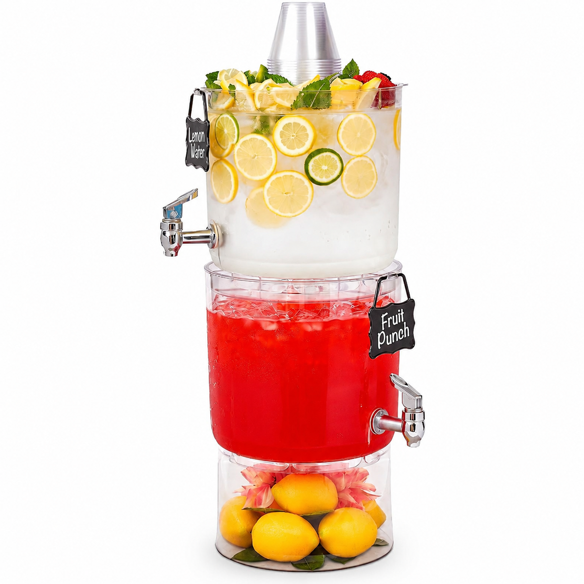 Buddeez Durable 2 Gallon Beverage Dispenser with Stand