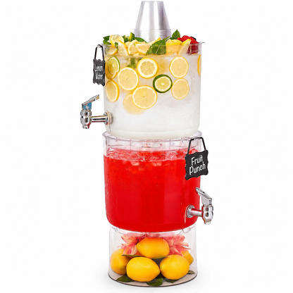 Buddeez Durable 2 Gallon Beverage Dispenser with Stand