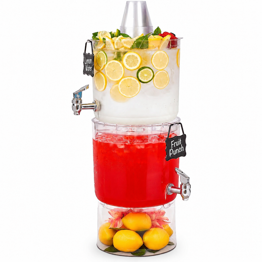 Buddeez Durable 2 Gallon Beverage Dispenser with Stand