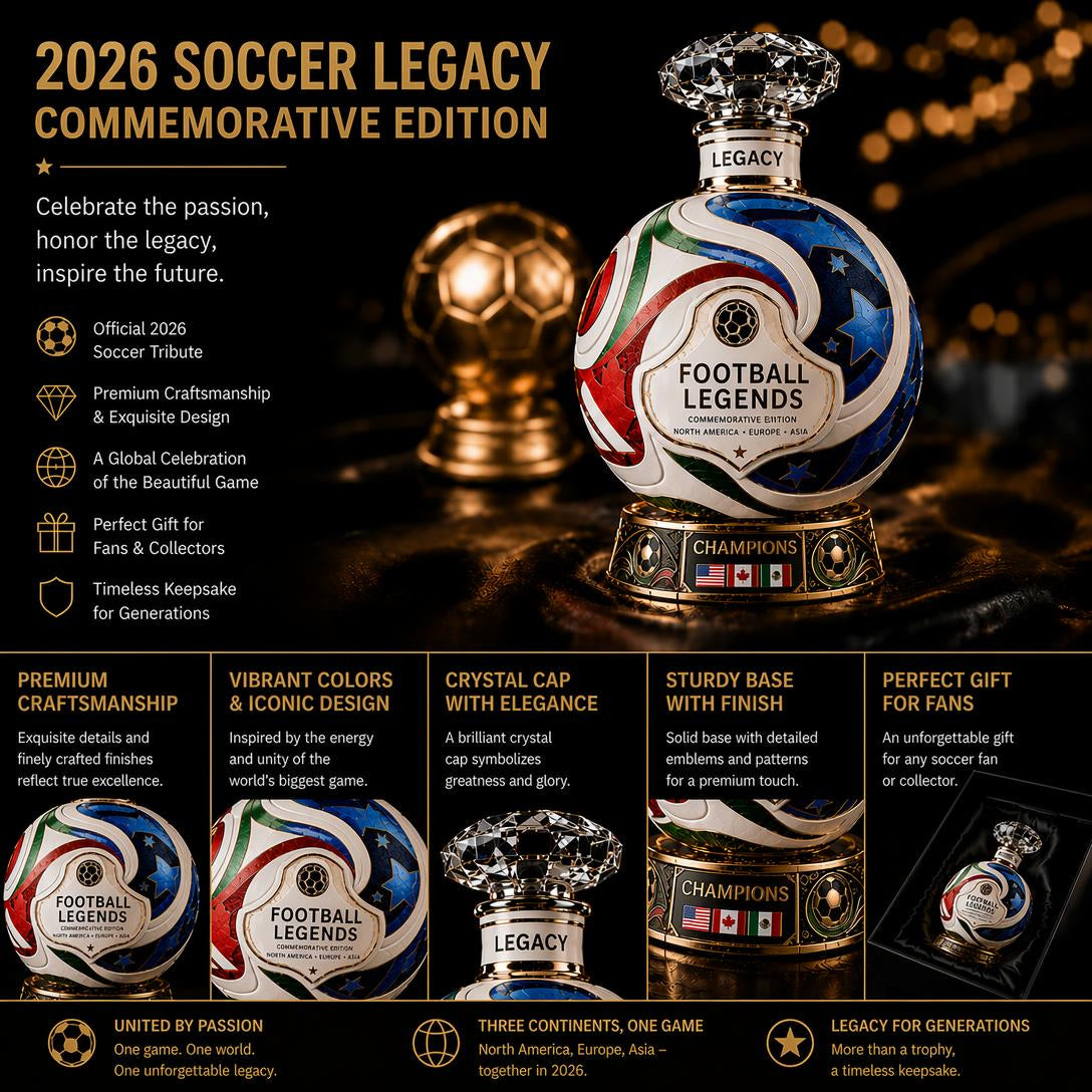 Own the Glory: 2026 Match Ball Decanter – Heritage Edition ⚽