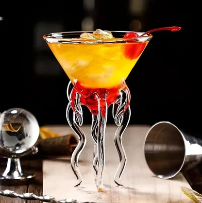 Octopus Cocktail Glass Jellyfish Martini Cup